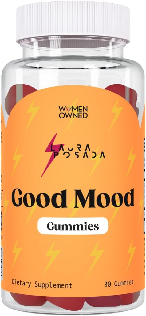 Laura Posada Mood サポート Gummies Saffron サプリメント 30 カウント 100% ナチュラル | ホルモンや化学物質なし | Cruelty 無料 | 女性所有会社 | グルテンフリー | アメリカ製