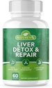 Nature's RX | #1 RATED Premium Liver Cleanse & Detox || 肝機能の最適化、リペアの酵素の修理 | ウルトラドシードフォーミュラ w/ 21 パワフルな成分 | 3rd Party Tested + USA Made - 60 カプセル