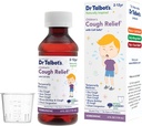 Talbotの咳救助液の薬を自然に子供のためのインスピレーションを受けた成分は、ドセージカップ、天然エルダーベリージュース味、4 Fl Ozが含まれています