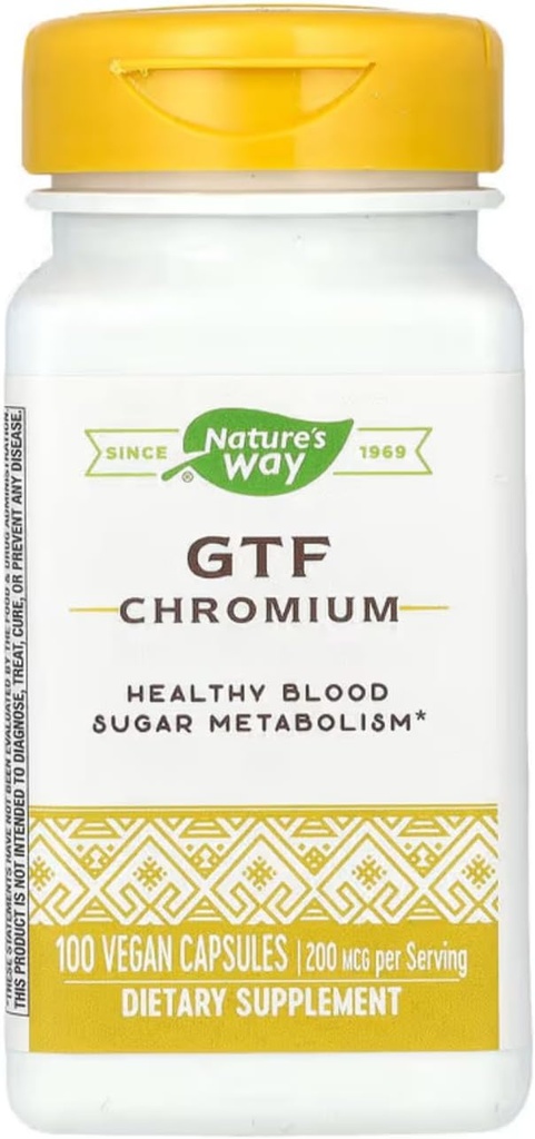 Nature's Way - Gtf Chromium、200 mcg、100カプセル