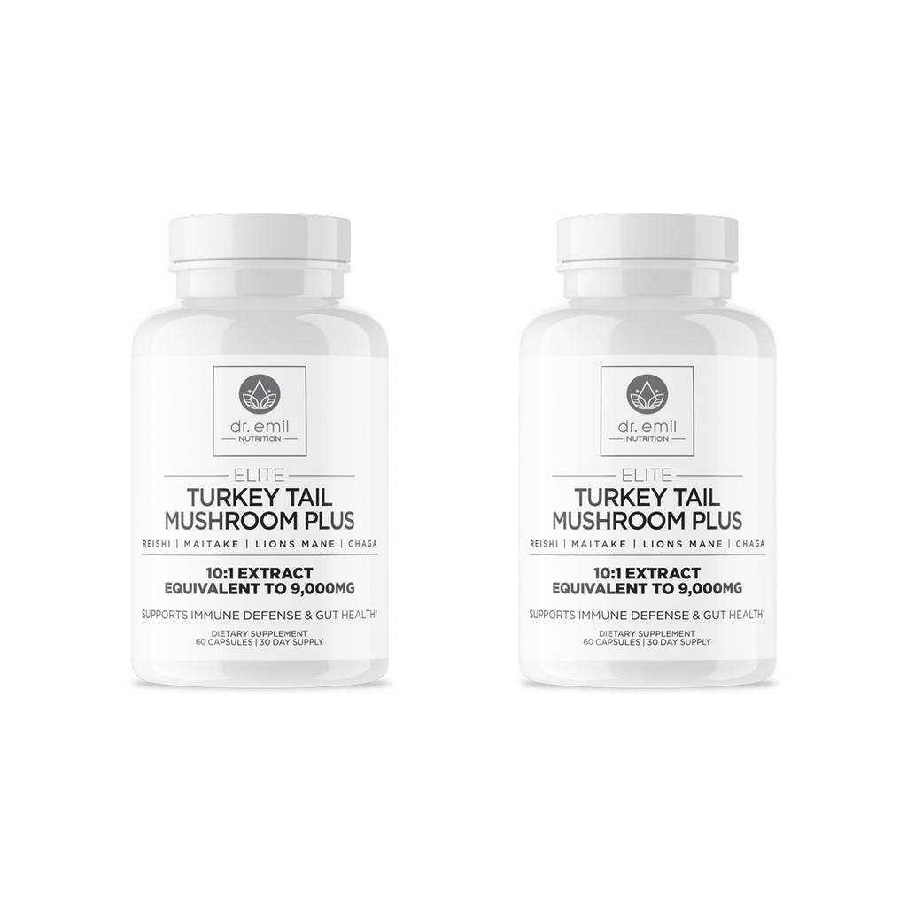 DR. EMIL NUTRITIONエリートトルコテールマッシュルームプラスツインパック