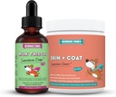 ワンダー PAWS ミルクのこの薬は皮 + コートの柔らかい咀嚼-犬の肝臓および腎臓サポート、デトックス及び皮およびコートの健康のための-ミルクのこの薬 2 のオウンス-皮 + コート 70 の咀嚼を落とします