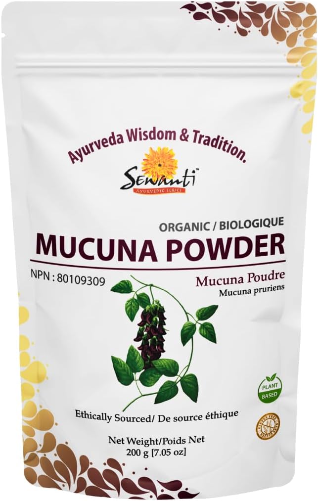 Sewantiの有機性Mucunaの粉-純粋な草の補足-Mucuna Pruriensの粉-ビーガン及びグルテンフリー-200g