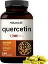 NatureBell Quercetin 1,000mg / サービングあたり 240 カプセル | 免疫サポートのための超強度バイオフラボンドサプリメント | サードパーティ製、非GMO、グルテンフリー