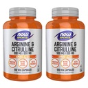 アルギニン&シトルリン500 / 250mg - 120カプセル(2パック)