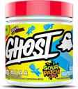 GHOST BCAAパウダーアミノ酸サプリメント、サワーパッチキッズブルーラズベリー - 30サービング - 砂糖フリーイントラ、ポスト&プレワークアウトアミノ酸パウダー&回復ドリンク、7G BCAA