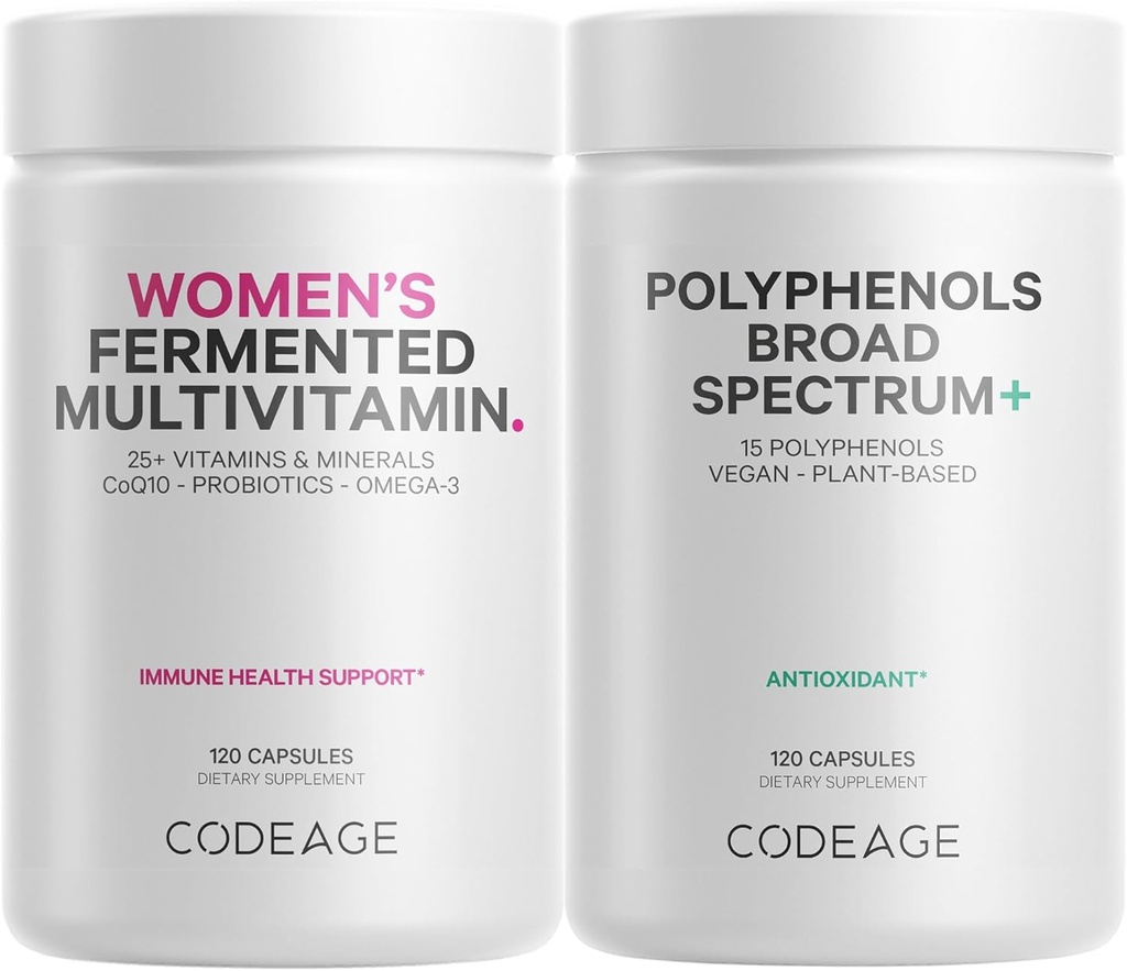 女性+酸化防止剤の束のためのCodeageの免疫サポートMultivitamin