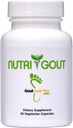 NutriGout の尿酸のクレンジングの補足 w/Turmeric、Celery の種、Bromelain、ミルクのアザミ、Dandelion および Chanca Piedra、500 mg の 60 のベジタリアンのカプセル 各