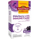 Nature Made Wellblends Elderberry with ImmuneCare、ビタミンD3、亜鉛、Elderberry Flavor、30 Fast Dissolveタブレット