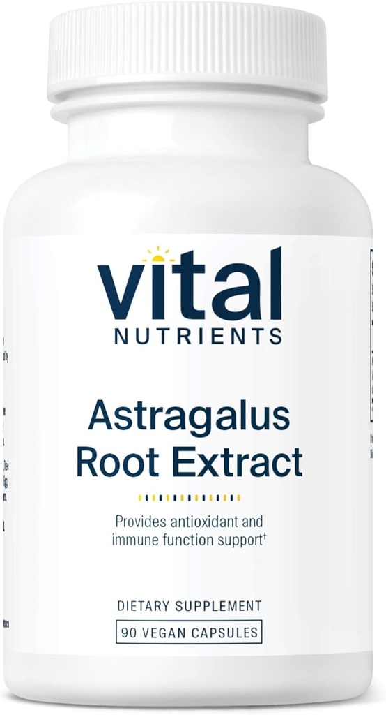 Vital Nutrients - Astragalus Root抽出物 - ビーガン式 - 免疫システムのためのハーブサポート - 90 ボトルあたりのベジタリアンカプセル - 300 mg