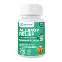 WELMATEアレルギー救済 - Fexofenadine HCl 180mg - 非眠気アンチヒスタミン - 200カウント錠