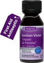 De La Cruz Gentian Violet - Violeta de Genciana 1% 最初の Aid 腐敗防止 カット、スクレープ、バーン、1 FL OZ
