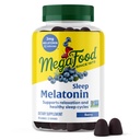 MegaFood Melatoninグミー - リラックスして眠りに落ちるのに役立つメラトニン3mg - 大人のための眠りのグミー - ベリー風味、非GMO、認定ビーガン - 54カウント(27のサービング)