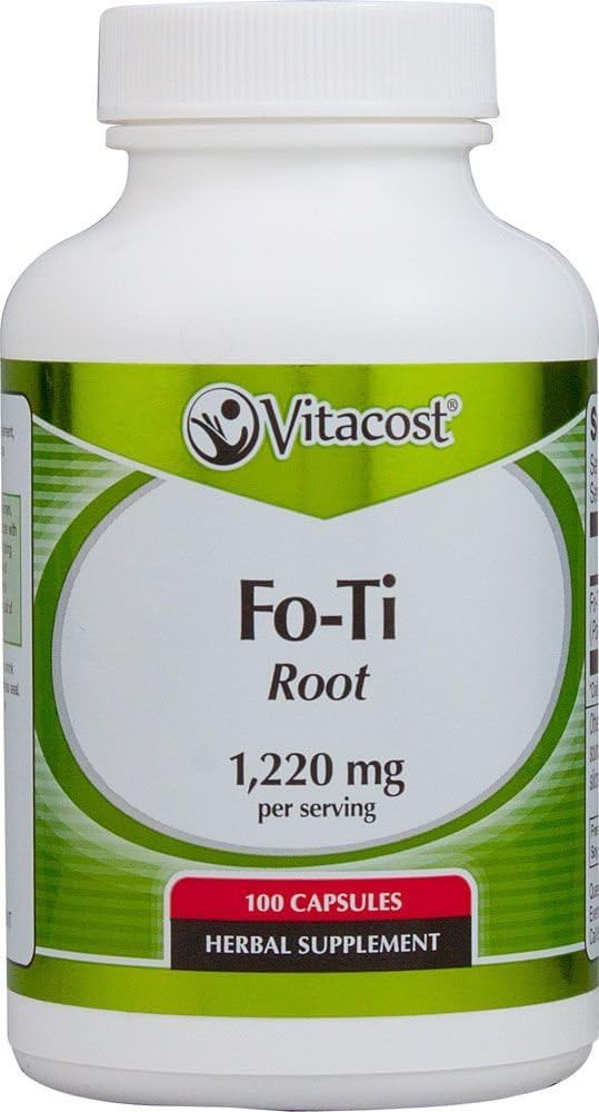 Vitacost Fo-Ti Root - 1,220 mg/サービング - 100カプセル