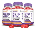 (3 パック) ターボ リッピング Keto ACV グミーズ エクストリーム 2000MG ターボ リッピング Keto グミーズ アップル サイダー 酢 フォーミュレート と Pomegranate ビート ジュース パウダー B12 ビーガン 非 GMO 180 ガミー