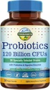 Terranics Probiotics 120 Billion with Prebiotics & Digestive Enzymes, 30 Tested Strains, Complete Digestion & Immune Support, Non-GMO, NO Soy, Dairy & Gluten, for Men and Women, 30 Veggie Capsules