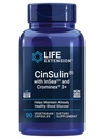ライフエクステンションCinSulin® with InSea2®とCrominex® 3+、シラジット、アンラフルーツ、シナモン、ブラウンシーイード、ヘルシーなメタボリズムと満足、グルテンフリー、非GMO、ベジタリアン、90カプセルをサポート