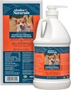 Alaska Naturals Wild Alaskan Salmon Fish Oil Supplement for Dogs Skin and Coat with EPA DHA Omega 3 Fatty Acids Liquid Food Topper 64 oz. Pump