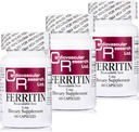 女性および人の5 mg 180のカプセルのための心臓血管の研究のフェライトンの鉄の補足 - 3本のびんの束