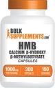 BulkSupplements.com HMBカプセル - Calcium HMBサプリメントとして、ベータヒドロキシベータメチルブチル酸塩 - グルテンフリー、サービングあたりの2カプセル(1000mg)、300カウント(パッケージ1)