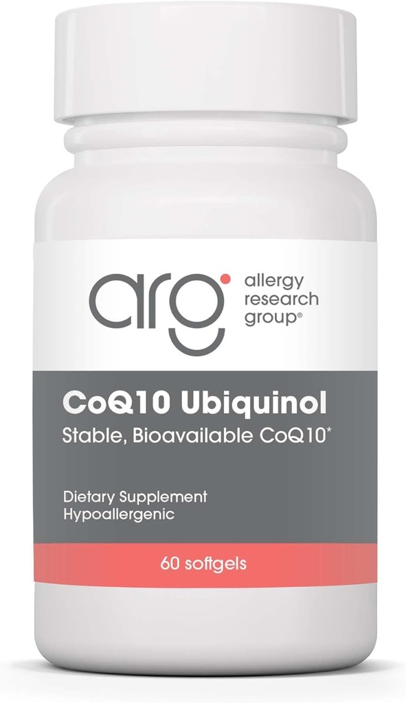 アレルギー研究グループCoQH-CF Ubiquinol 100mgの補足 - 無酸化CoQ10、サポート心血管の健康、免疫システムサポート、安定した、Bioavailable、Softgels - 60の計算