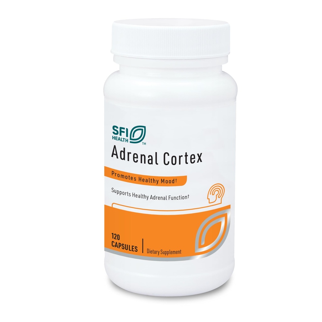 Klaire Labs SFI Health Adrenal Cortex - Cortisol Healthのターゲット広告サポートサプリメント - 精製、BSEフリー凍結凍結乾燥抽出物(120カプセル)