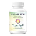 ローズヒップサプリメント付きクラークビタミンC - 1000mg、100ゼラチンカプセル、免疫サポート&抗酸化保護