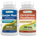 ベストナチュラルコニャックグルコマンナンルート2000mg&クロムピコリン酸200mcg
