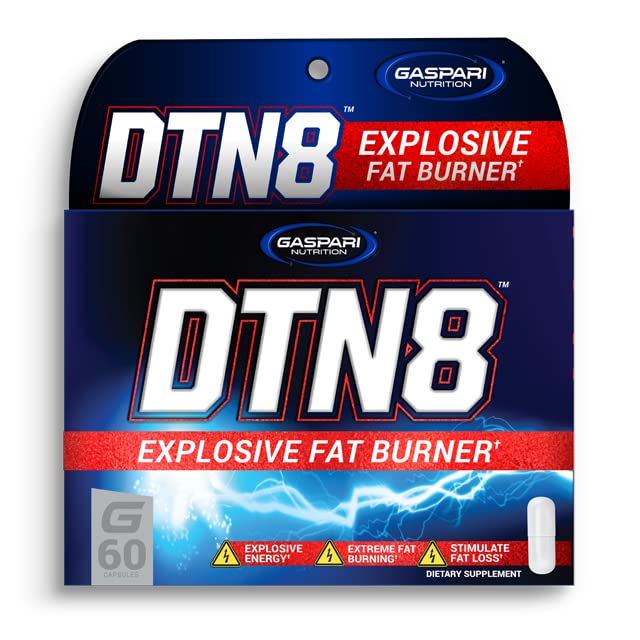 ガスパール栄養DTN8:爆発性脂肪バーナー、自然エネルギーおよび精神的焦点、副腎およびストレスサポート(60カプセル)