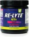 REDMOND Re-Lyte Kids Hydration Electrolyte Mix Powder, Grape 7.62 oz