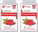 Rosehip Health+ (パッケージ 2) 5000mg 120錠 - 英国製造GMP 品質保証品質 - ベジタリアン・ヴィーガンに最適