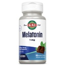 KALのMelatonin 1mgの睡眠の援助、Melatoninの補足は弛緩および健康な睡眠周期、速い分解のActivMelts、自然なチョコレートミントの味、ベジタリアン、120のサーブ、120のマイクロ タブを包みます