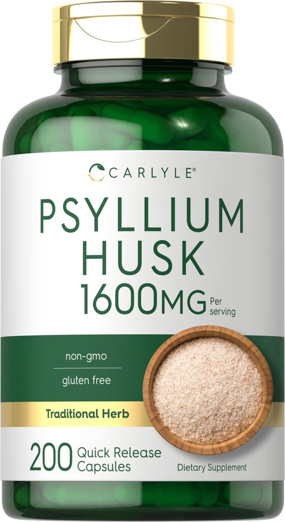 キャリール・ピシリウムのカプセル1600mg   200の計算 高い効力繊維の補足 非GMOのグルテンフリー