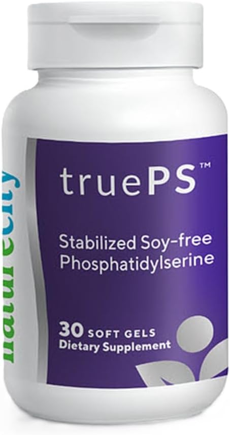 NatureCity True-PS Soy Free Stabilized Phosphatidylserine 100mg Brainは、メモリとフォーカスのためのサプリメント - 脳のための記憶丸薬 - 大人のための脳の健康サプリメント(30 SoftGels)