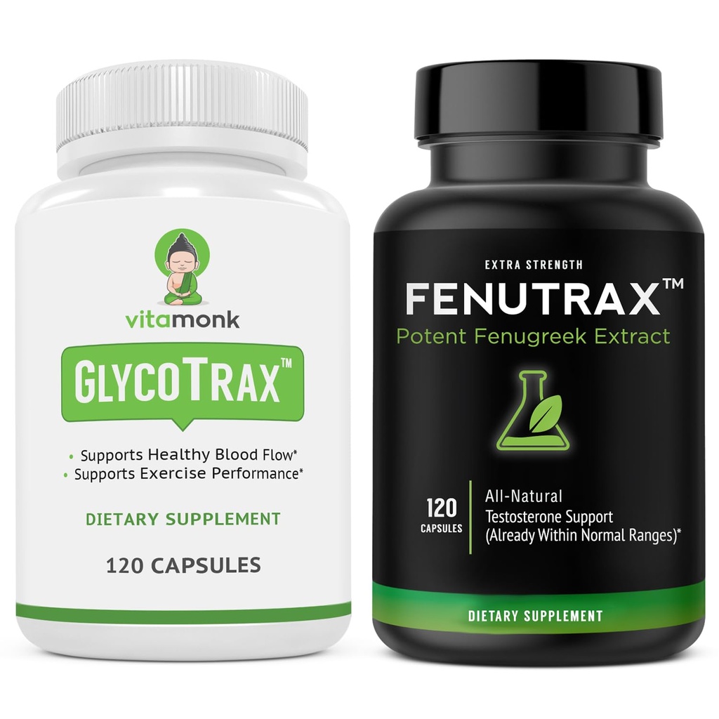 VitaMonk Fenugreekの種エキス及びGPLC -サポート 循環および健康なテストステロンのレベル