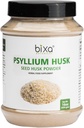 Bixa BOTANICAL Psyllium Husk Powder | プランタゴ オバタ  アーユルヴェーダ サプリメント | ガットモチリティ | 1ポンド / 16 OZ | グルテンフリー、非GMO、蒸気処理、ビーガン、100% 純粋な。