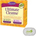 Nature's Secret 7 Day Ultimate Cleanse - 2パート合計ボディクレンジングは、マルチハーブデトックスブレンド&マルチファイバーコロンクレンス、ピルケース付き240錠と健康的な消化と排除を促進します