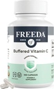 FREEDA 緩衝されたビタミン C 500mg – 非 Acidic カルシウム アスコルベート – 免疫 サポート & 抗酸化剤 – コザール, 胃に優しい – 100 カプセル