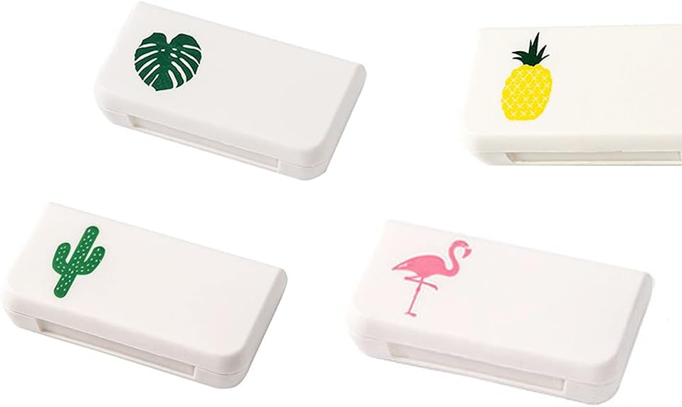 SagaSaveトラベルピルケース3コンパートメントポータブルピルケース防塵と湿気防止デイリーピルケースビタミン、魚油、サプリメント(4スタイル)のための小さなピルボックス