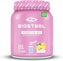 BIOSTEELゼロシュガーハイドレーションミックス、5つのエッセンシャル電解液、ピンクレモネード、100はチューブごとのサービング