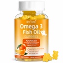 Omega-3の魚油の補足:純粋な1000mg Omega-3のグミー サポート中心の接合箇所の目の頭脳免疫の健康60のグミー30の日の供給