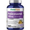 NusaPure Policosanol 100mg 180ベジーカプセル(Vegan、非GMO)