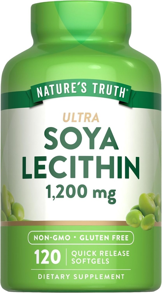 Nature's Truth Ultra SOYAレシチン1200mg、120カウント(パッケージ1)