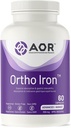 AOR、整形鉄、鉄吸着および胃の許容性、健康な赤血球の形成、食事療法の補足、ベジタリアン、60のサービング(60のカプセル)を支えて下さい。