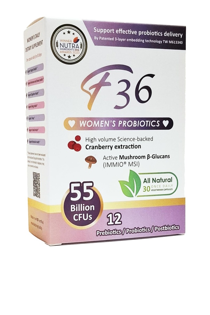女性のためのプロバイオティクス 55 億 CFU – 腟 & 消化の健康, 免疫サポート, 睡眠 & PH バランス – クランベリーと, β-グルカン, プレバイオティクス & ポストバイオティクス – 一度毎日のカプセル - 30 カプセルパック