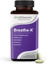 Breathe-X - Allergy&Sinusの救済サプリメント - 支持のSinuses&Nasal Discomfort - 非眠気&高速機能 - Quercetin、Bromelain、Citrus Bioflavonoid、Nettleの葉&ビタミンC - 90カプセル