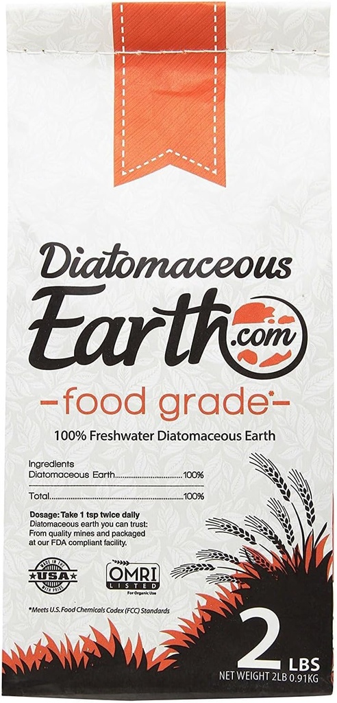 DiatomaceousEarth 2 Lbsの食品等級-100%の有機性すべての自然なDiamateousの粉-人間のためのDiametaceousは子供のまわりで安全です-自由な規模を含んでいます