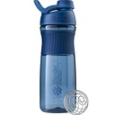 BlenderBottle SportMixer シェーカー ボトル パーフェクト のために プロテインシェイクスアンドプレワークアウト, 28-オンス, 海軍