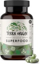 TERRA ORIGIN Veggie Superfood Supplement | 90 Veggie Capsule | Non GMO、グルテンフリー、ヴィーガン、アメリカ製 | 大人の天然抗酸化剤