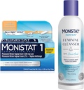 女性のためのMonistat 1日のイースト感染症の処置、1 Miconazole Ovuleのインサート及び外的なMonistatのアンチ エッチングのクリームの束+ 10のflのozのホウ素のコンデンサー